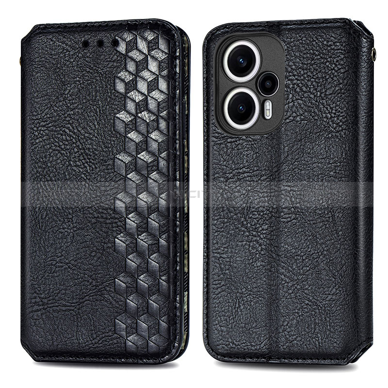 Coque Portefeuille Livre Cuir Etui Clapet S01D pour Xiaomi Poco F5 5G Plus