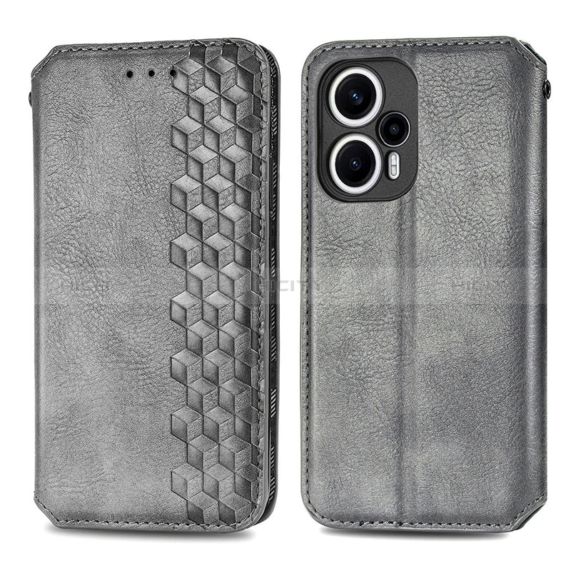 Coque Portefeuille Livre Cuir Etui Clapet S01D pour Xiaomi Poco F5 5G Plus