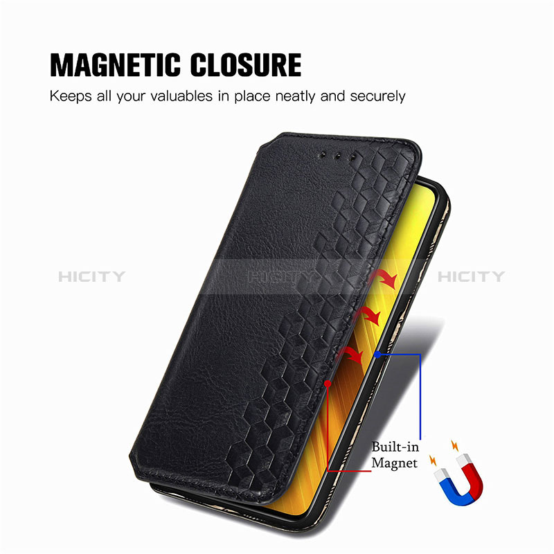 Coque Portefeuille Livre Cuir Etui Clapet S01D pour Xiaomi Poco X3 NFC Plus