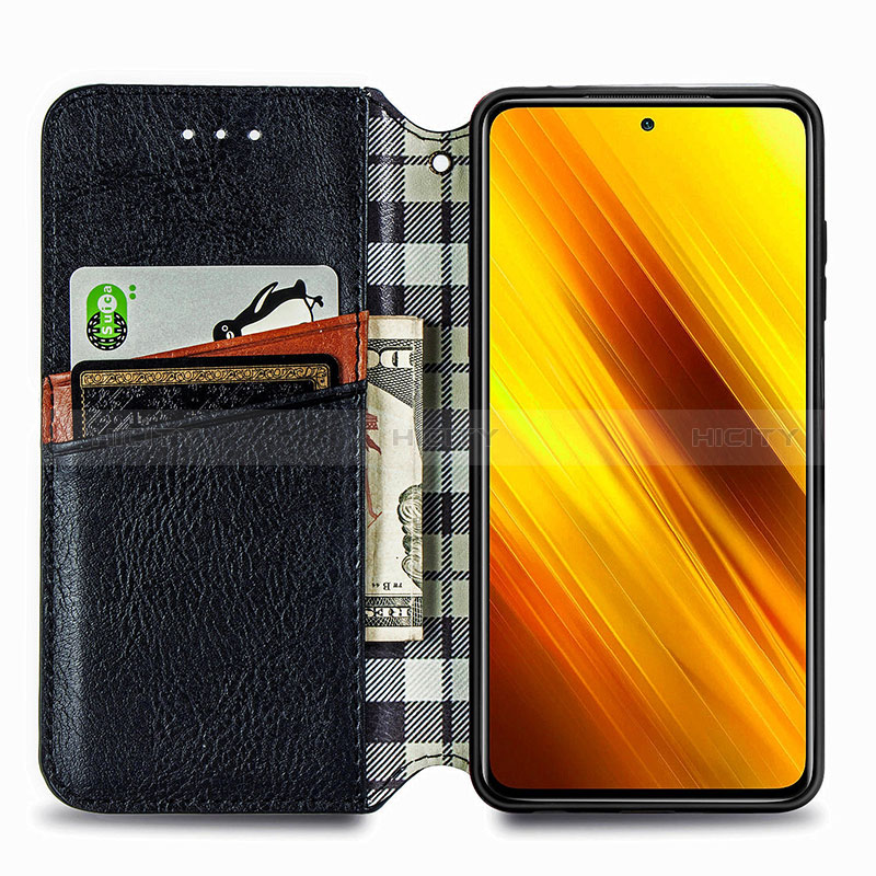 Coque Portefeuille Livre Cuir Etui Clapet S01D pour Xiaomi Poco X3 Pro Plus