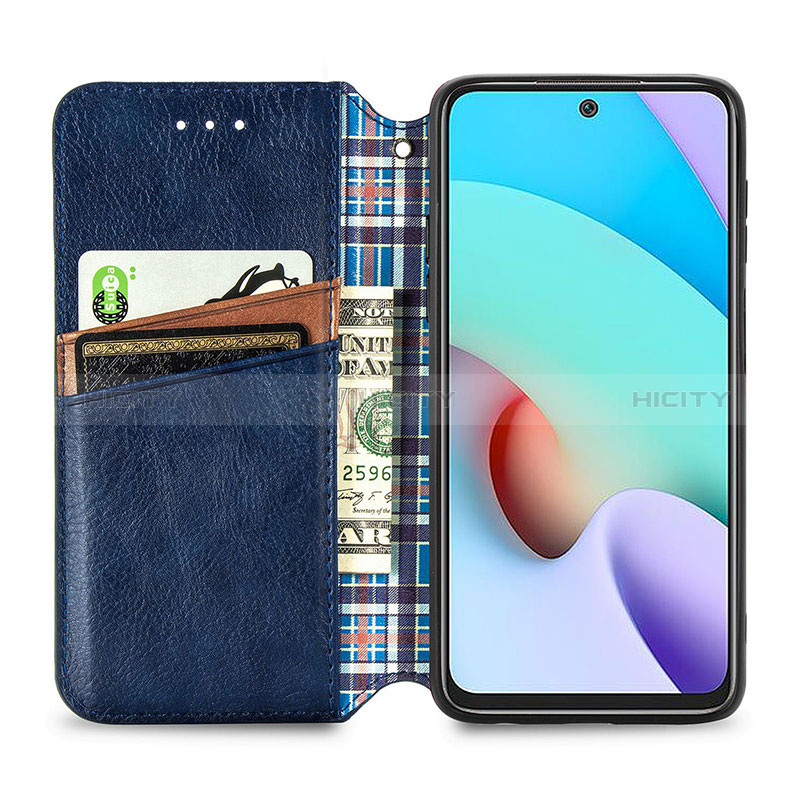 Coque Portefeuille Livre Cuir Etui Clapet S01D pour Xiaomi Redmi 10 4G Plus