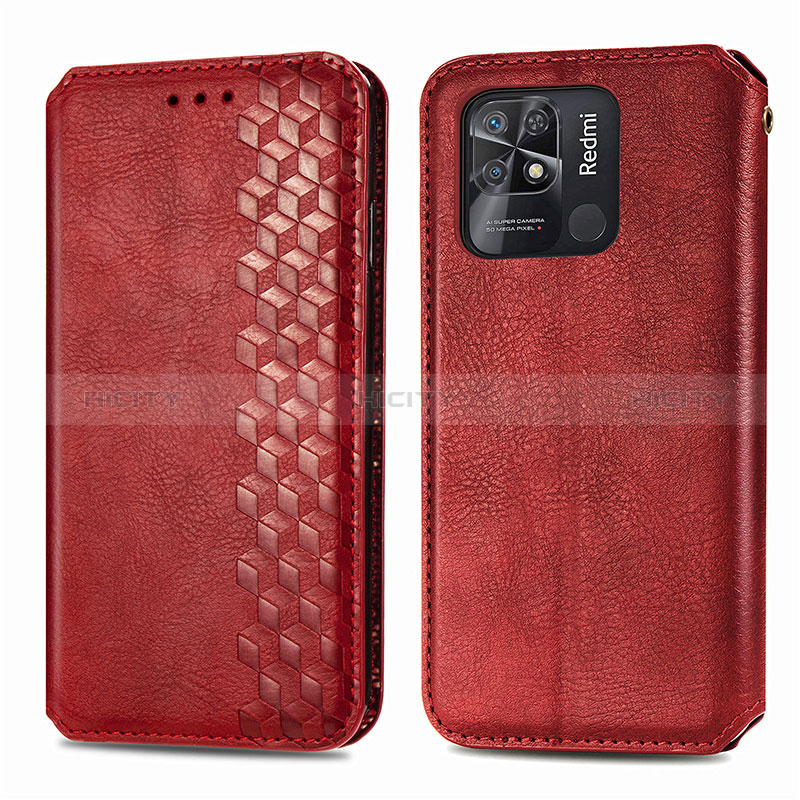 Coque Portefeuille Livre Cuir Etui Clapet S01D pour Xiaomi Redmi 10 Power Plus