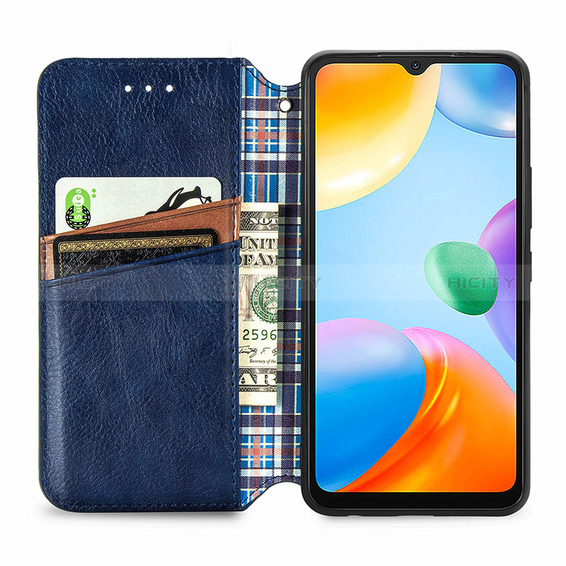 Coque Portefeuille Livre Cuir Etui Clapet S01D pour Xiaomi Redmi 10 Power Plus