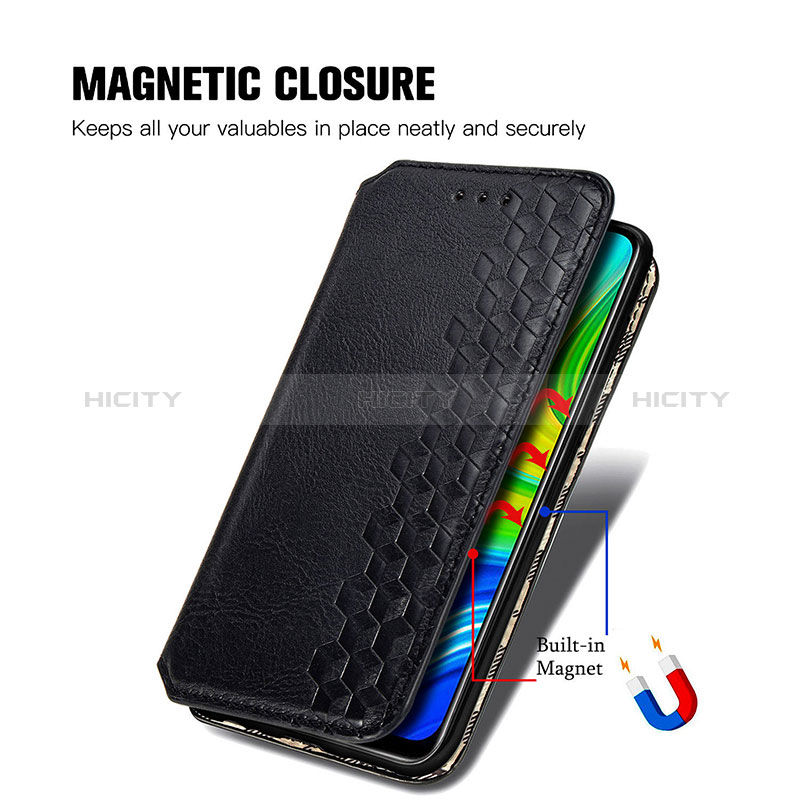 Coque Portefeuille Livre Cuir Etui Clapet S01D pour Xiaomi Redmi 10X 4G Plus