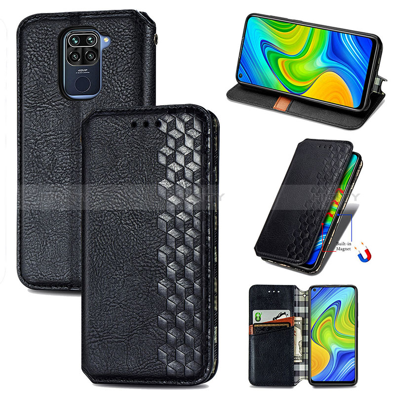 Coque Portefeuille Livre Cuir Etui Clapet S01D pour Xiaomi Redmi 10X 4G Plus