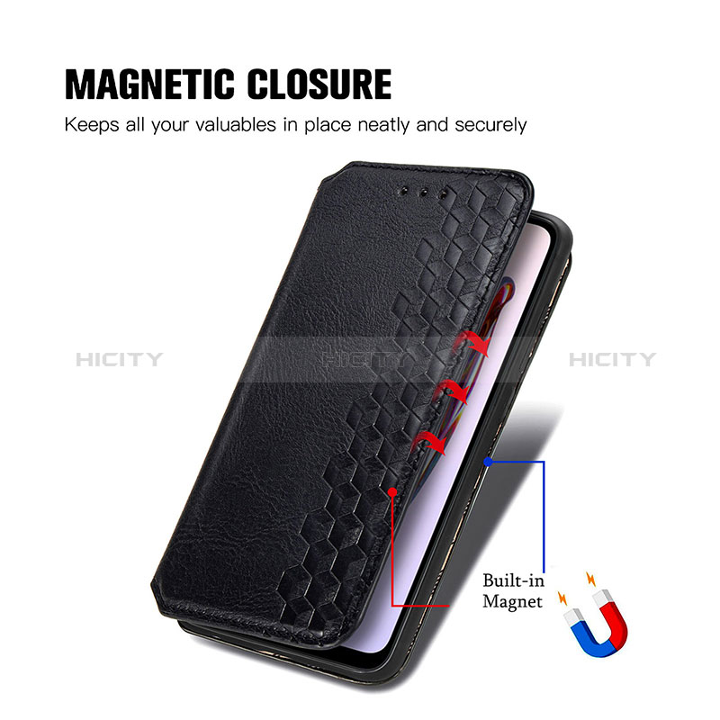 Coque Portefeuille Livre Cuir Etui Clapet S01D pour Xiaomi Redmi 11A 4G Plus