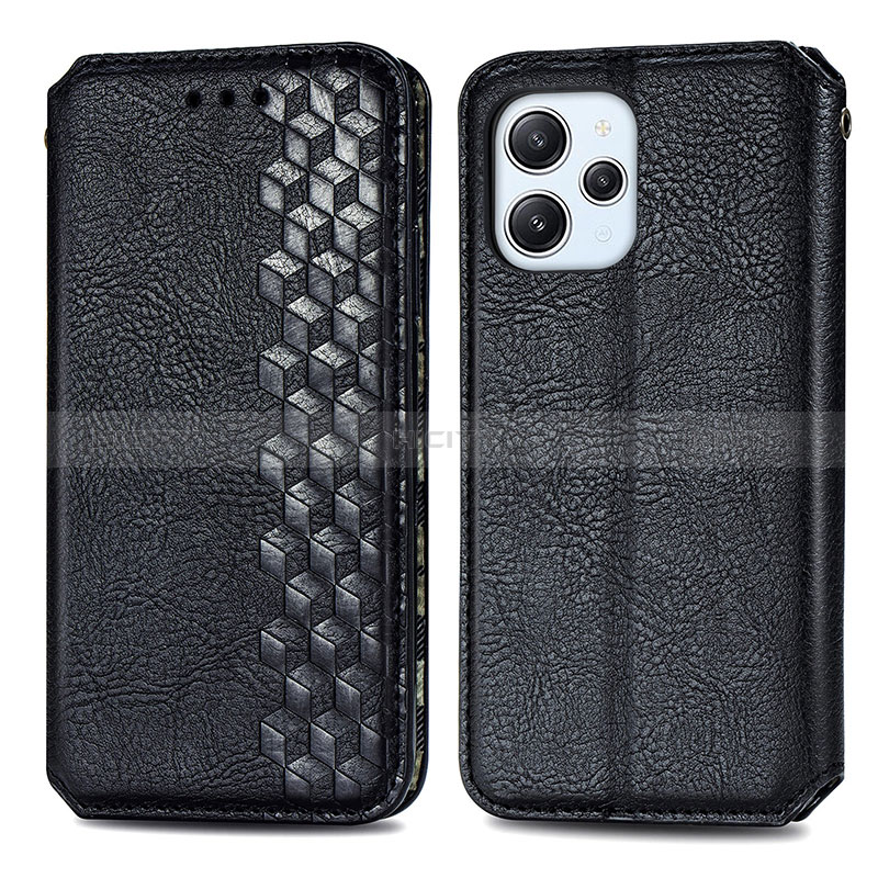 Coque Portefeuille Livre Cuir Etui Clapet S01D pour Xiaomi Redmi 12 4G Plus