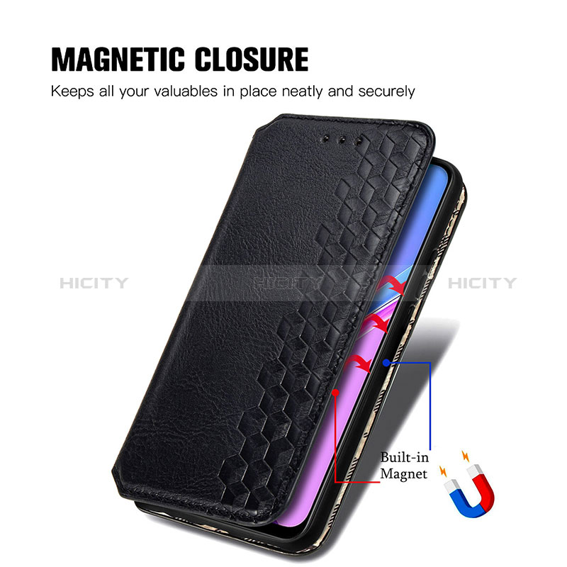 Coque Portefeuille Livre Cuir Etui Clapet S01D pour Xiaomi Redmi 9 Prime India Plus