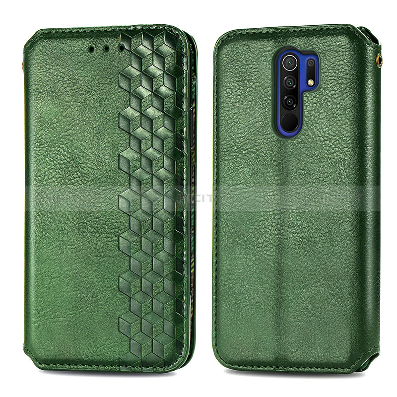 Coque Portefeuille Livre Cuir Etui Clapet S01D pour Xiaomi Redmi 9 Prime India Plus