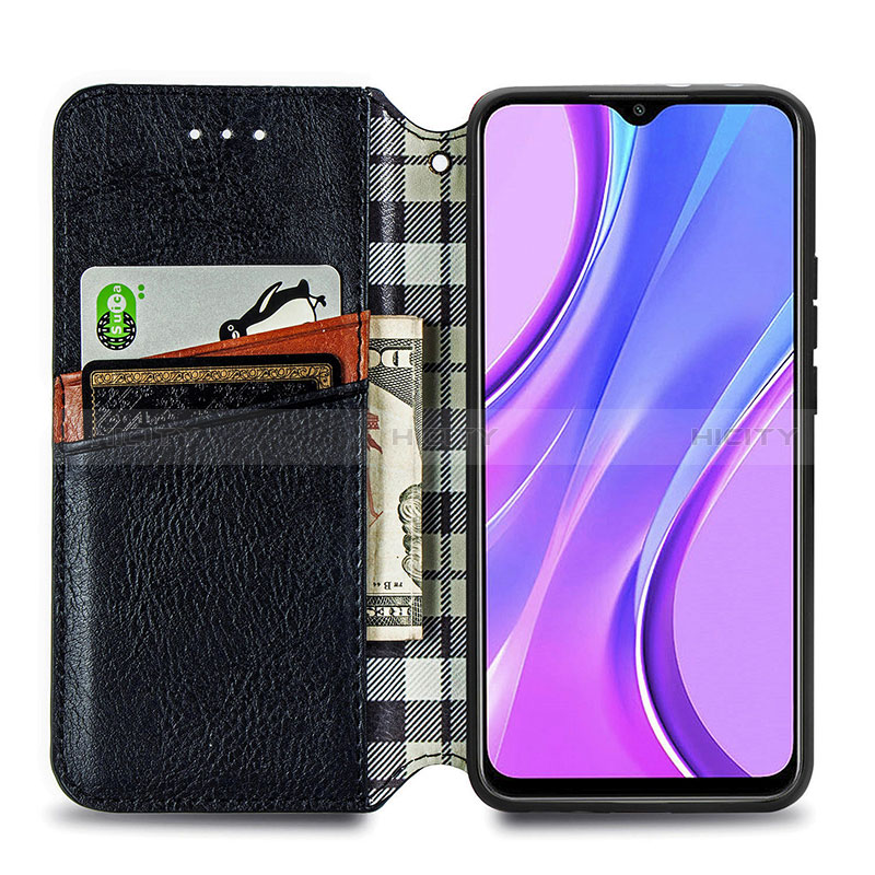 Coque Portefeuille Livre Cuir Etui Clapet S01D pour Xiaomi Redmi 9 Prime India Plus