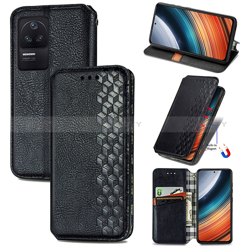 Coque Portefeuille Livre Cuir Etui Clapet S01D pour Xiaomi Redmi K40S 5G Plus