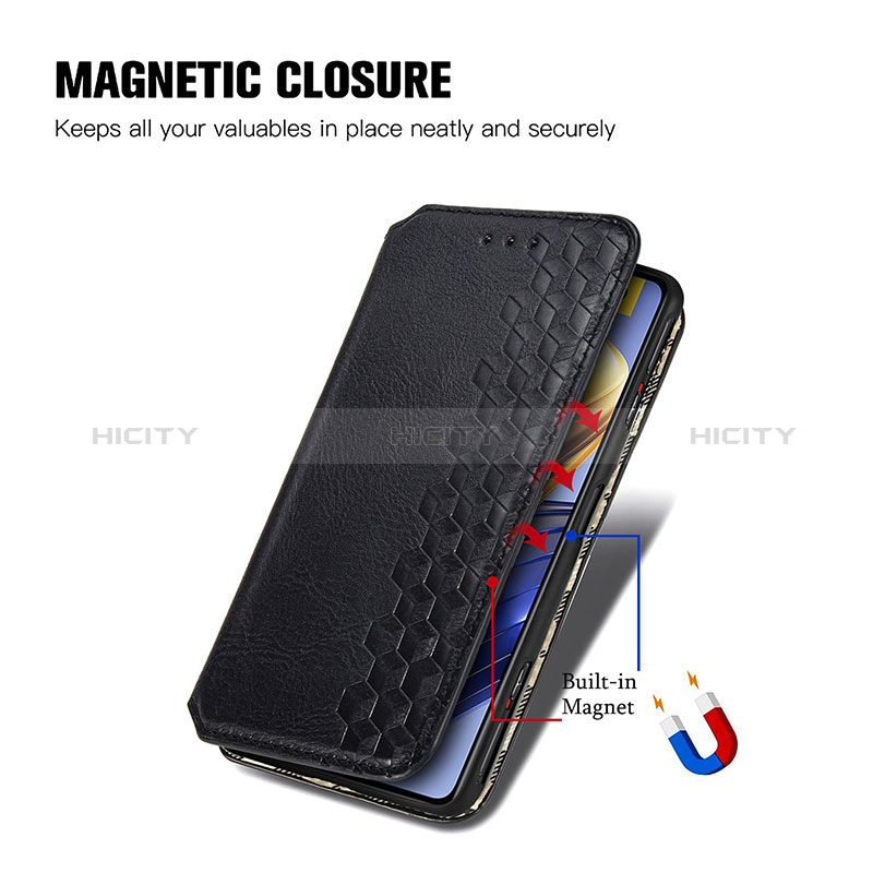 Coque Portefeuille Livre Cuir Etui Clapet S01D pour Xiaomi Redmi K50 Gaming 5G Plus