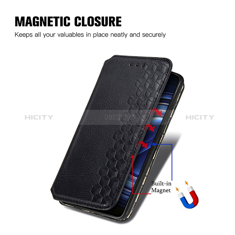 Coque Portefeuille Livre Cuir Etui Clapet S01D pour Xiaomi Redmi K50 Pro 5G Plus