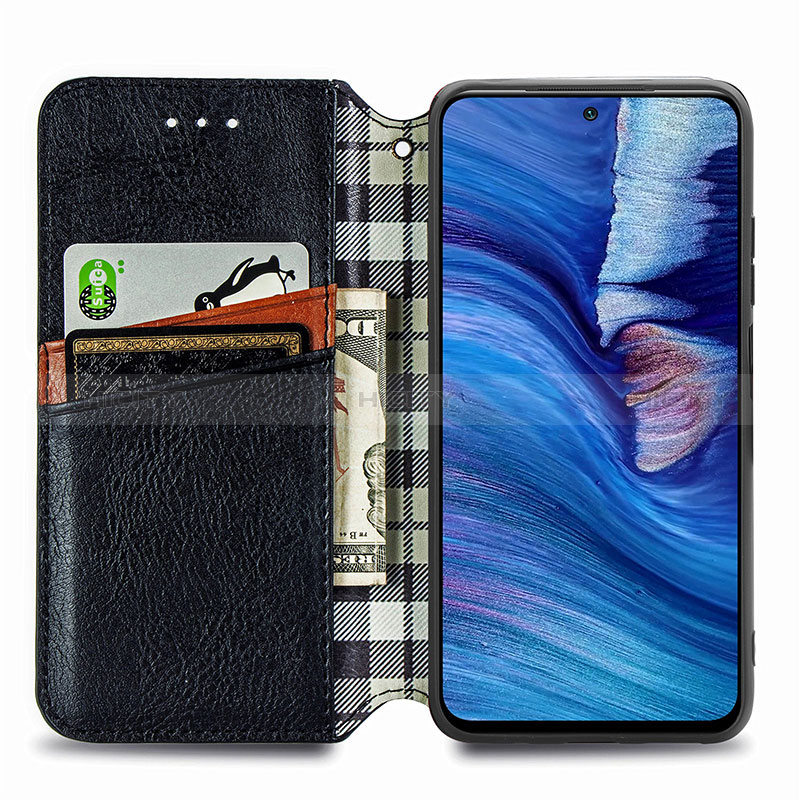 Coque Portefeuille Livre Cuir Etui Clapet S01D pour Xiaomi Redmi Note 10 5G Plus