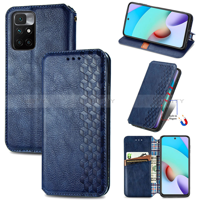 Coque Portefeuille Livre Cuir Etui Clapet S01D pour Xiaomi Redmi Note 11 4G (2021) Plus