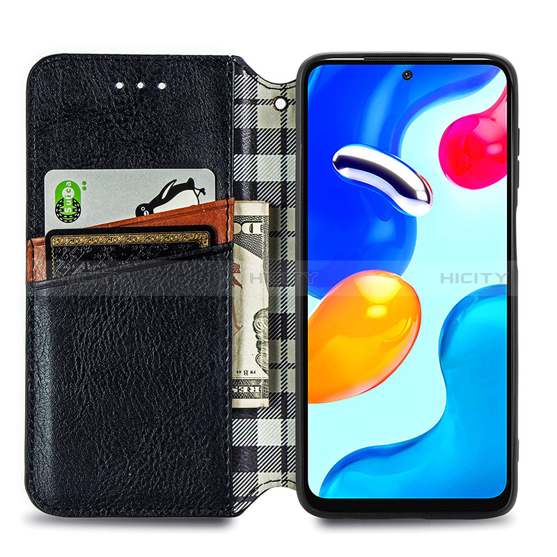 Coque Portefeuille Livre Cuir Etui Clapet S01D pour Xiaomi Redmi Note 11 4G (2022) Plus