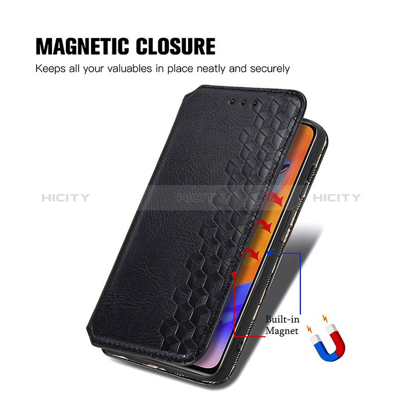 Coque Portefeuille Livre Cuir Etui Clapet S01D pour Xiaomi Redmi Note 11 Pro 4G Plus