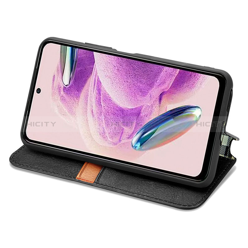 Coque Portefeuille Livre Cuir Etui Clapet S01D pour Xiaomi Redmi Note 12S Plus