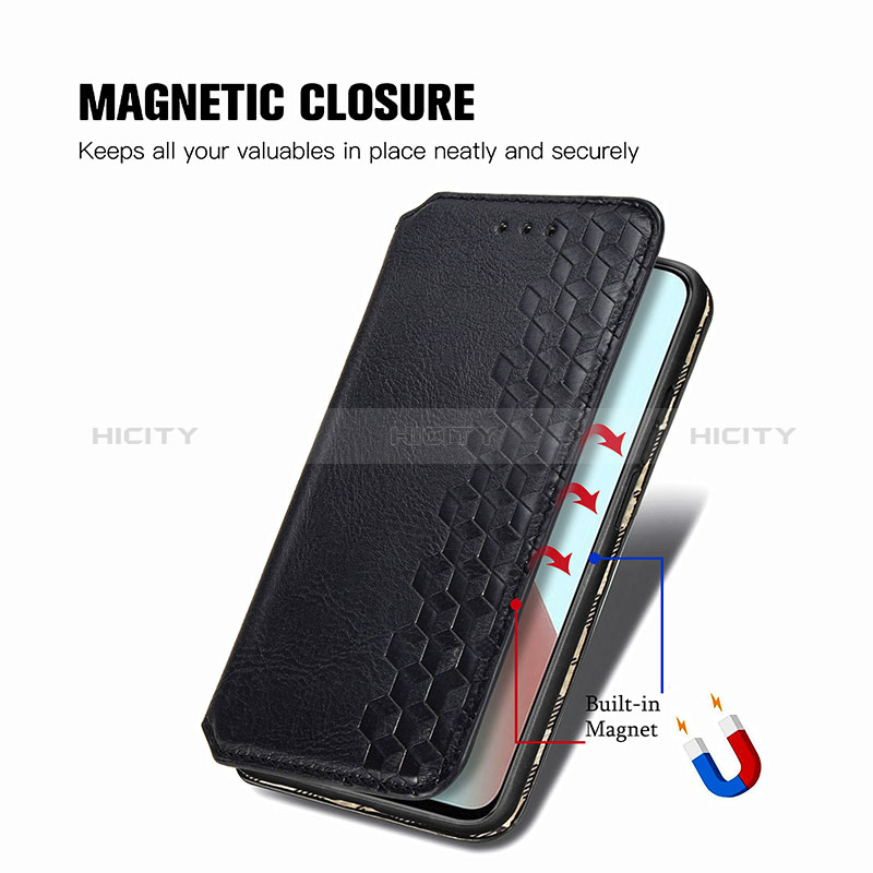 Coque Portefeuille Livre Cuir Etui Clapet S01D pour Xiaomi Redmi Note 9 5G Plus