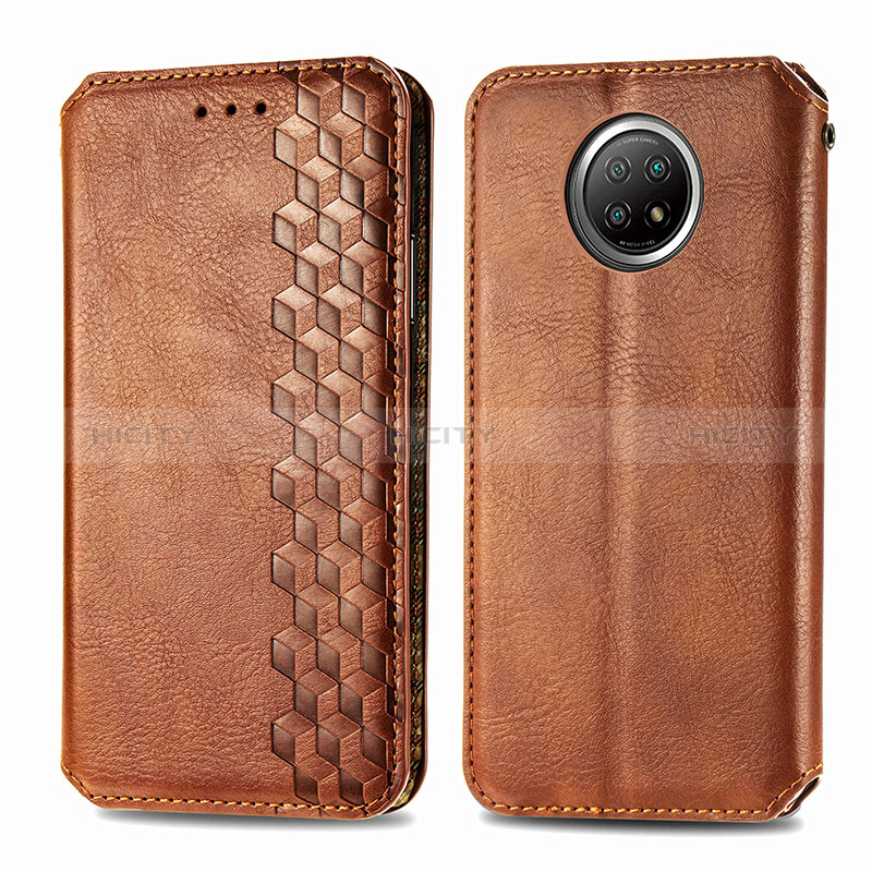 Coque Portefeuille Livre Cuir Etui Clapet S01D pour Xiaomi Redmi Note 9 5G Plus