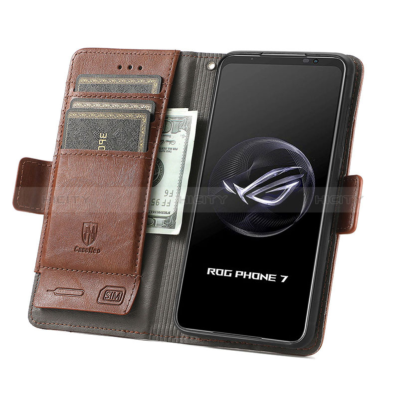 Coque Portefeuille Livre Cuir Etui Clapet S02D pour Asus ROG Phone 7 Ultimate Plus