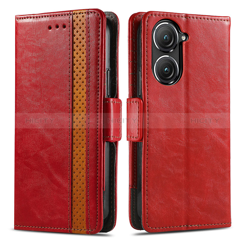 Coque Portefeuille Livre Cuir Etui Clapet S02D pour Asus Zenfone 9 Plus