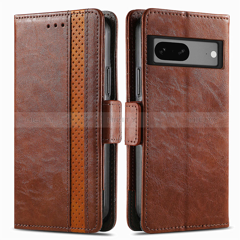 Coque Portefeuille Livre Cuir Etui Clapet S02D pour Google Pixel 7 5G Plus