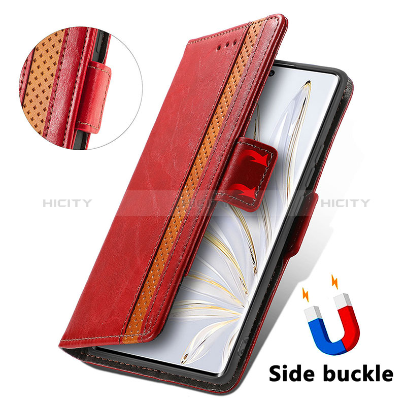 Coque Portefeuille Livre Cuir Etui Clapet S02D pour Huawei Honor 70 5G Plus