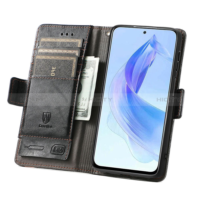 Coque Portefeuille Livre Cuir Etui Clapet S02D pour Huawei Honor 90 Lite 5G Plus