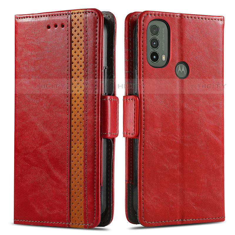 Coque Portefeuille Livre Cuir Etui Clapet S02D pour Motorola Moto E20 Plus