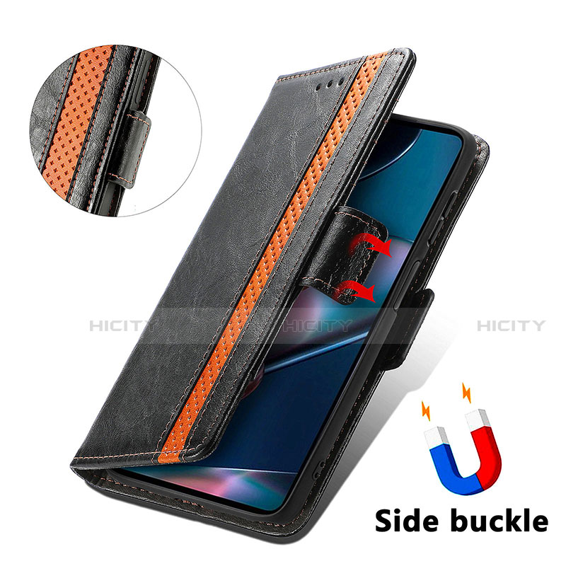 Coque Portefeuille Livre Cuir Etui Clapet S02D pour Motorola Moto Edge 30 Pro 5G Plus