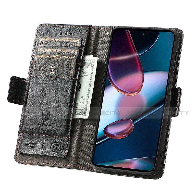 Coque Portefeuille Livre Cuir Etui Clapet S02D pour Motorola Moto Edge 30 Pro 5G Plus