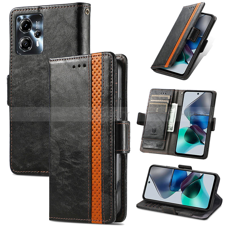 Coque Portefeuille Livre Cuir Etui Clapet S02D pour Motorola Moto G23 Plus