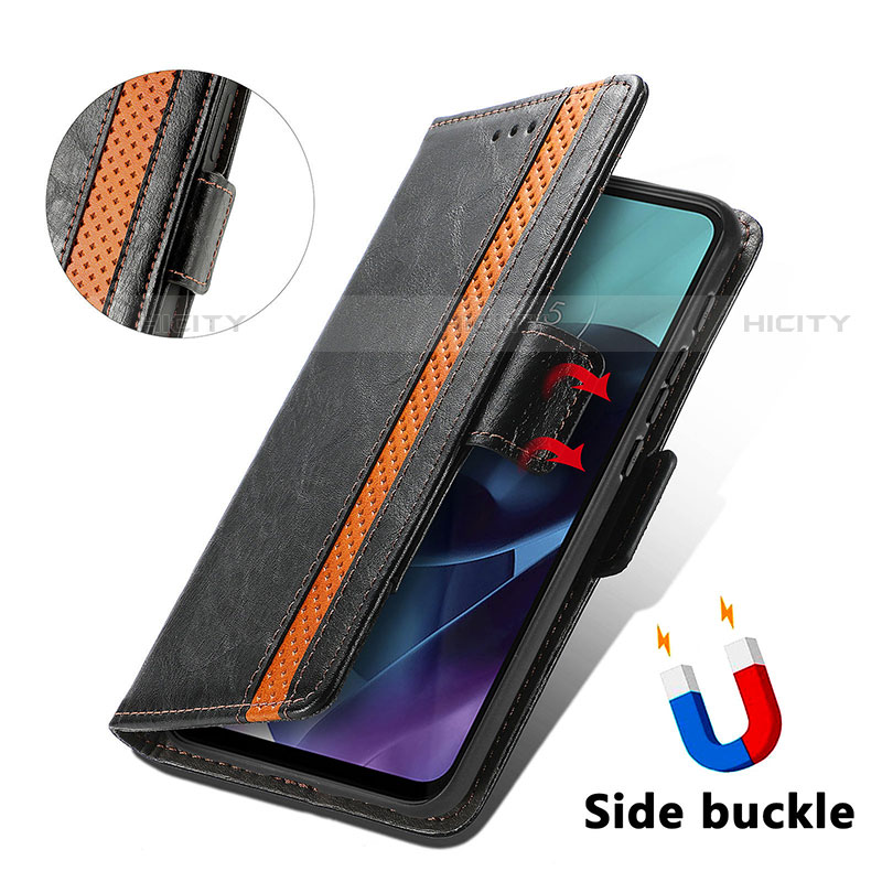 Coque Portefeuille Livre Cuir Etui Clapet S02D pour Motorola Moto G71 5G Plus