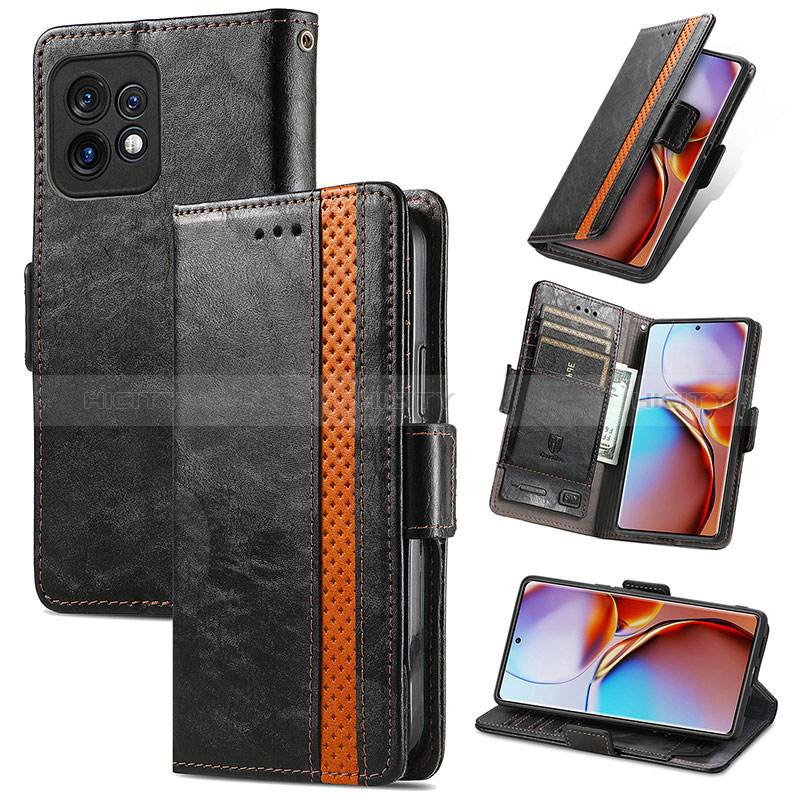 Coque Portefeuille Livre Cuir Etui Clapet S02D pour Motorola Moto X40 5G Plus