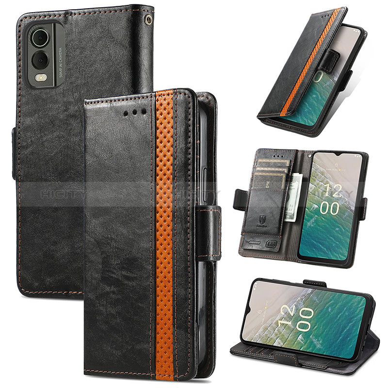 Coque Portefeuille Livre Cuir Etui Clapet S02D pour Nokia C32 Plus