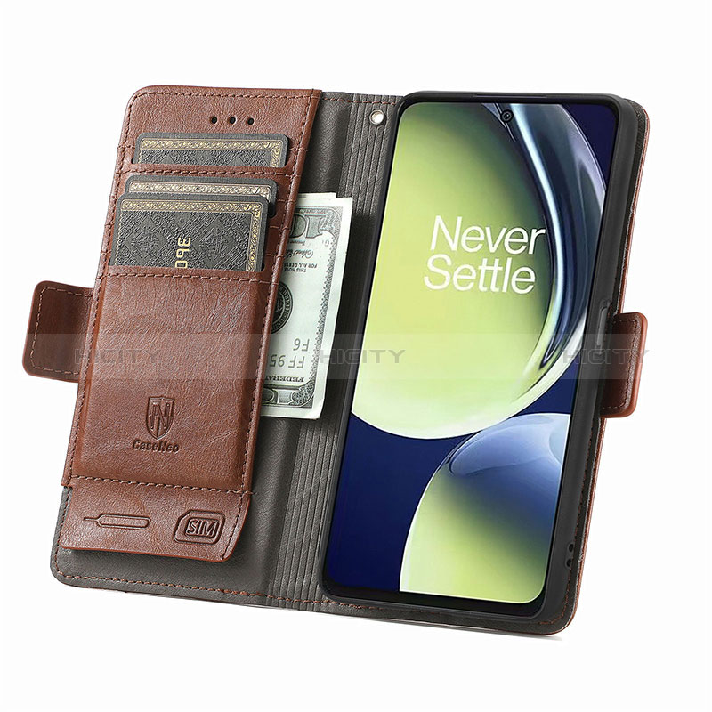 Coque Portefeuille Livre Cuir Etui Clapet S02D pour OnePlus Nord CE 3 Lite 5G Plus