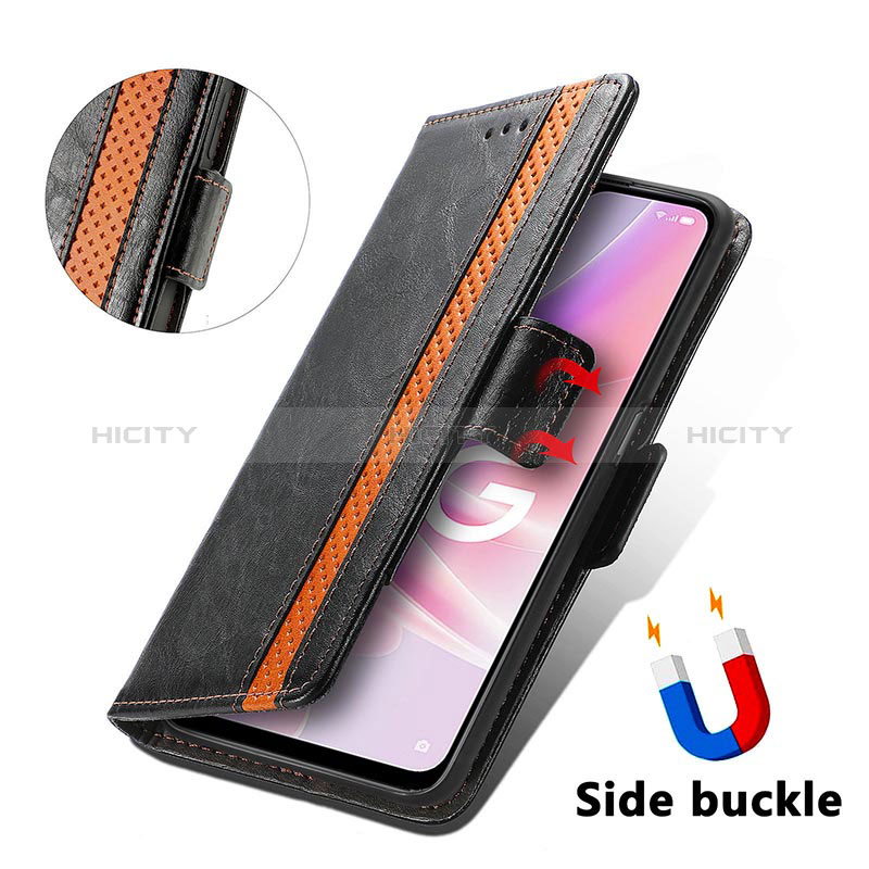 Coque Portefeuille Livre Cuir Etui Clapet S02D pour Oppo A57 5G Plus