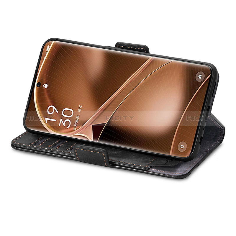 Coque Portefeuille Livre Cuir Etui Clapet S02D pour Oppo Find X6 5G Plus