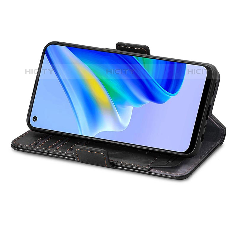 Coque Portefeuille Livre Cuir Etui Clapet S02D pour Oppo Reno6 Lite Plus