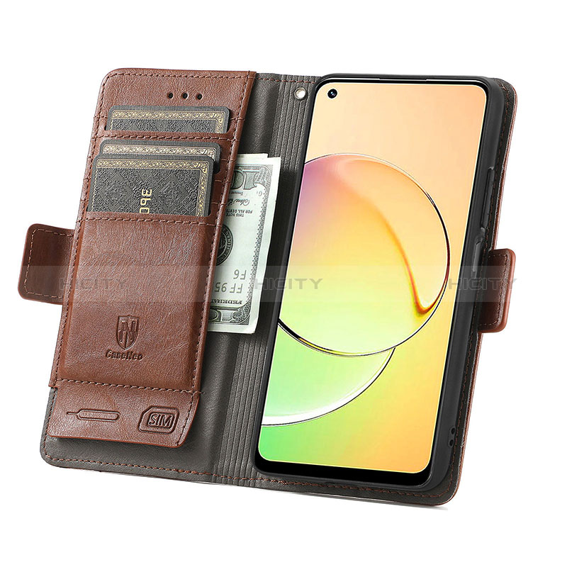 Coque Portefeuille Livre Cuir Etui Clapet S02D pour Realme 10 Pro 5G Plus