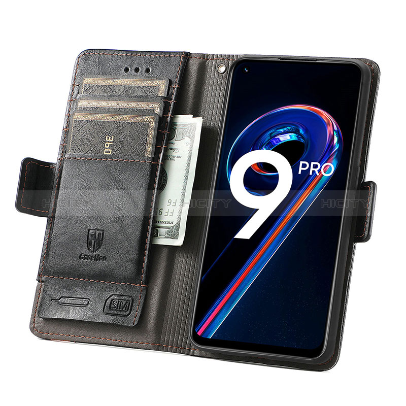 Coque Portefeuille Livre Cuir Etui Clapet S02D pour Realme 9 Pro 5G Plus