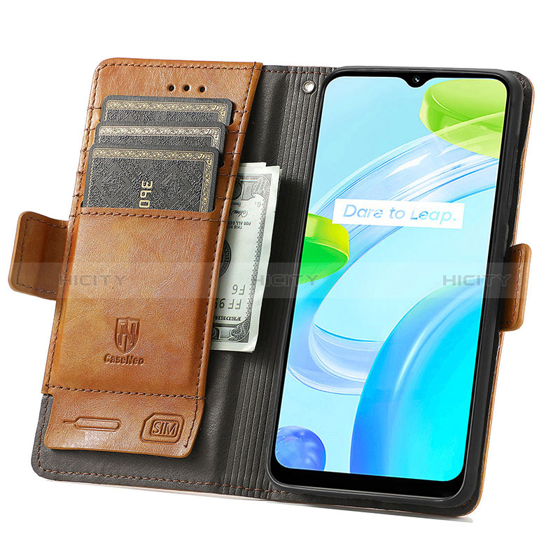 Coque Portefeuille Livre Cuir Etui Clapet S02D pour Realme C30 Plus