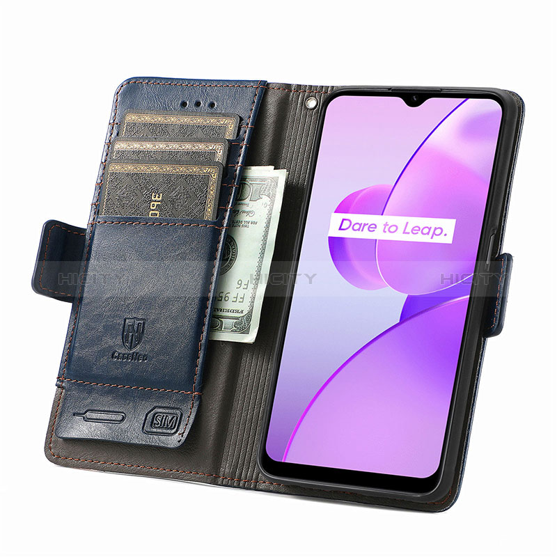 Coque Portefeuille Livre Cuir Etui Clapet S02D pour Realme C31 Plus