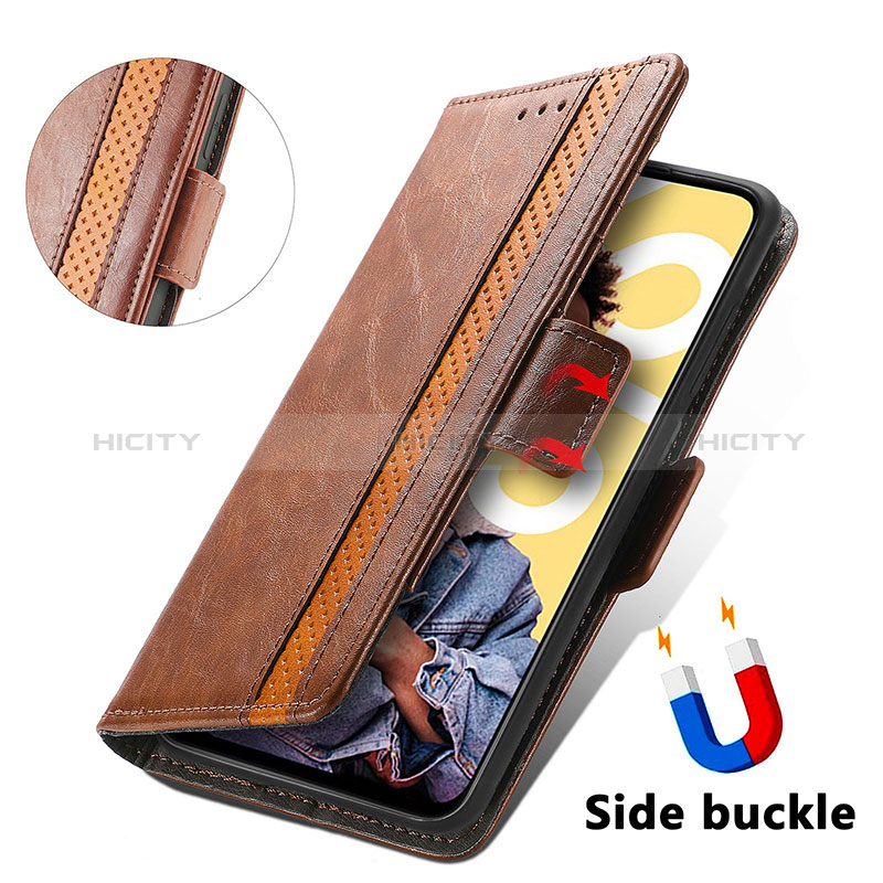 Coque Portefeuille Livre Cuir Etui Clapet S02D pour Realme C55 Plus