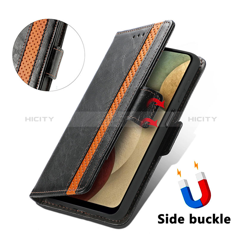 Coque Portefeuille Livre Cuir Etui Clapet S02D pour Samsung Galaxy A12 Nacho Plus