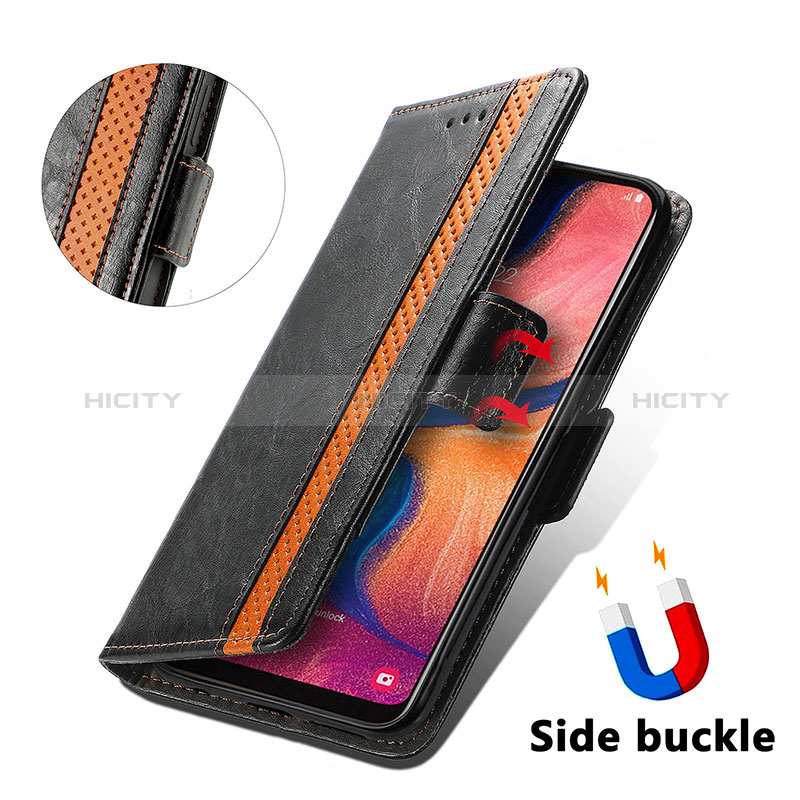 Coque Portefeuille Livre Cuir Etui Clapet S02D pour Samsung Galaxy A20e Plus