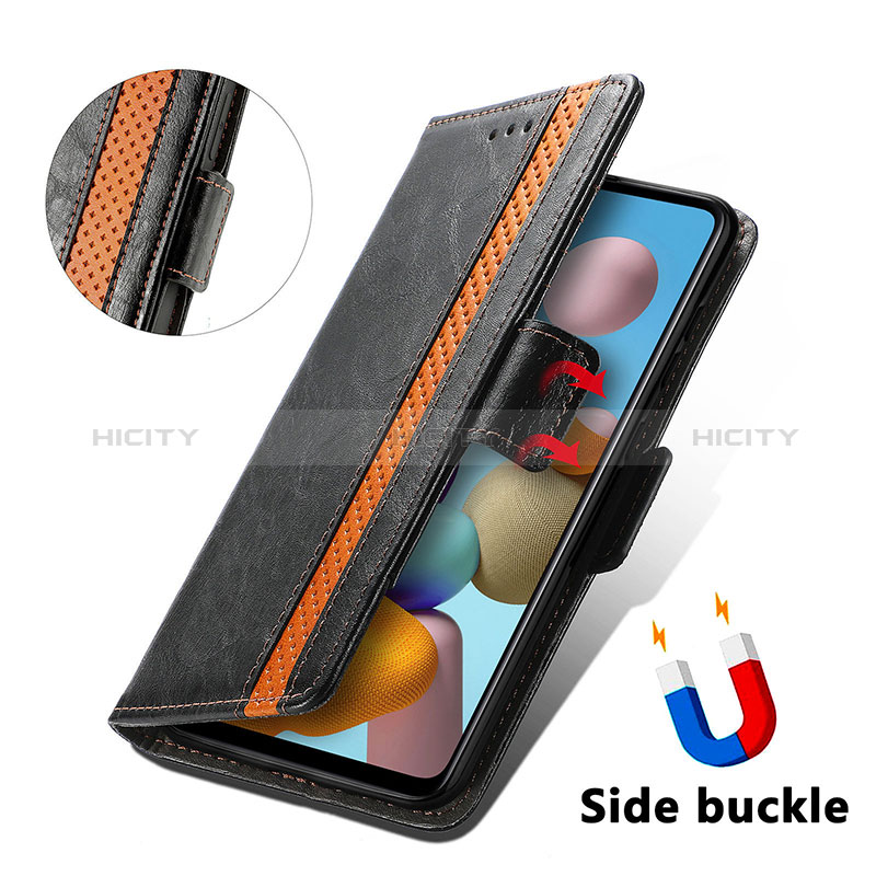 Coque Portefeuille Livre Cuir Etui Clapet S02D pour Samsung Galaxy A21s Plus