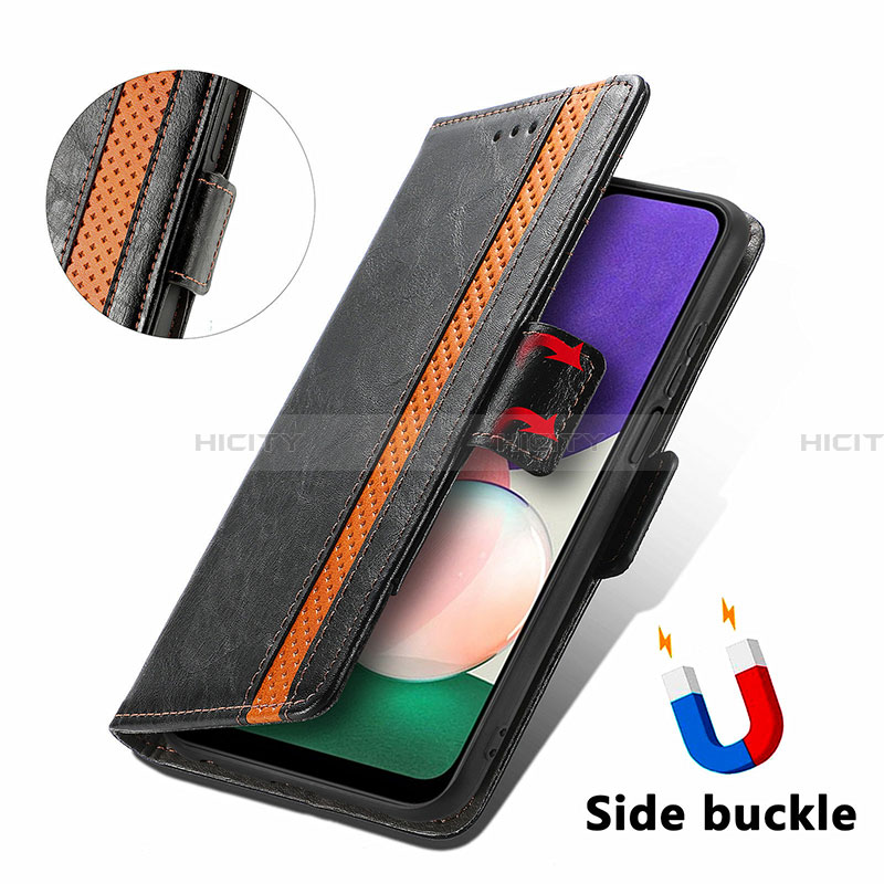 Coque Portefeuille Livre Cuir Etui Clapet S02D pour Samsung Galaxy A22 5G Plus