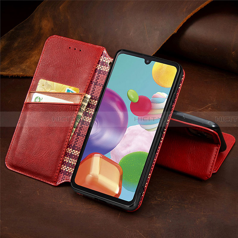 Coque Portefeuille Livre Cuir Etui Clapet S02D pour Samsung Galaxy A41 SC-41A Plus